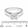 Thumbnail Image 4 of Celebration Lux® 1-1/2 CT. Certified Diamond Solitaire Engagement Ring in 18K White Gold (I/SI2)