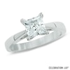 Thumbnail Image 0 of Celebration Lux® 1-1/2 CT. Princess-Cut Diamond Solitaire Engagement Ring in 14K White Gold (I/SI2)