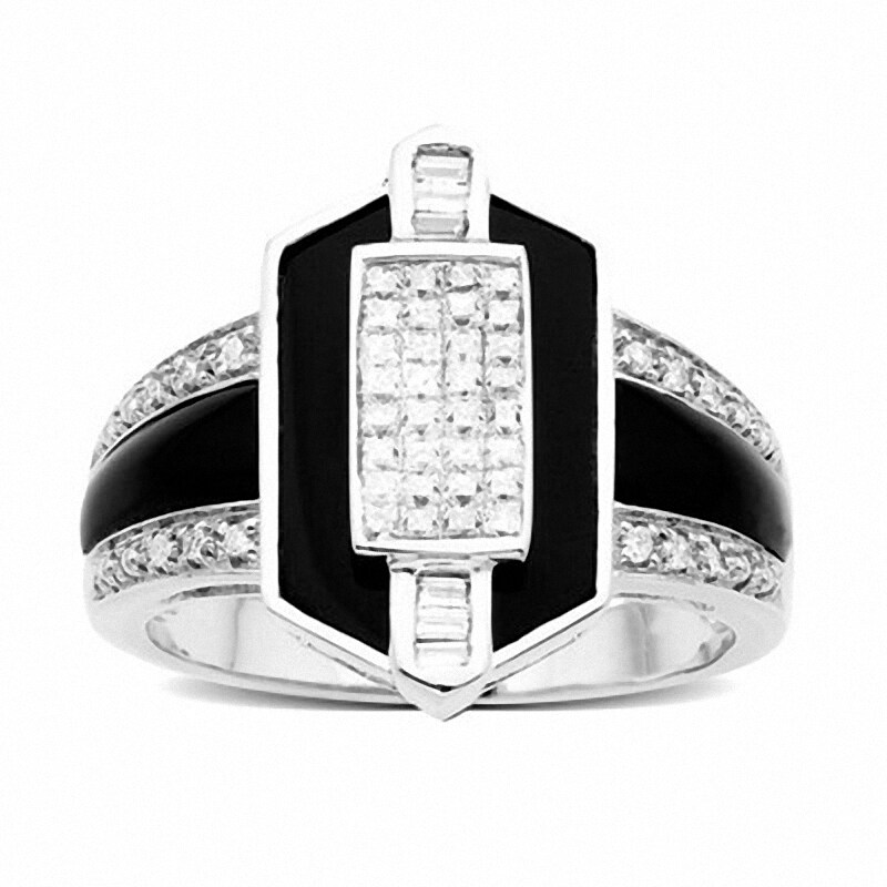 Main Image 1 of 1/2 CT. T.W. Fashion Diamond Ring in 14K White Gold