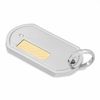 Thumbnail Image 1 of Men's Diamond Accent Stainless Steel Dog Tag Pendant with 18K Gold Plate Insert