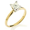 Thumbnail Image 1 of 1 CT. Princess Cut Diamond Solitaire Engagement Ring in 14K Gold