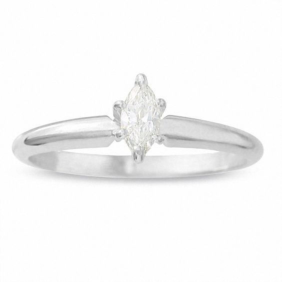 CT. Marquise Diamond Solitaire Engagement Ring in Platinum