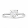 Thumbnail Image 1 of 3/4 CT. Heart Shaped Diamond Solitaire Engagement Ring in 14K White Gold