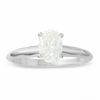 Thumbnail Image 0 of 3/4 CT. Oval Diamond Solitaire Engagement Ring in 14K White Gold