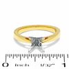 Thumbnail Image 3 of Celebration Lux® 1 CT. T.W. Princess-Cut Certified Diamond Semi-Mount in 18K Gold