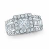 Thumbnail Image 0 of 2 CT. T.W. Frame Princess Cut Diamond Engagement Ring in 14K White Gold