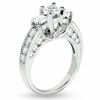 Thumbnail Image 2 of 2 CT. T.W. Certified Diamond Three Stone Ring in 14K White Gold