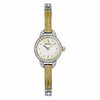 Thumbnail Image 1 of Ladies Bulova Crystal Accent Two-Tone Bangle Watch with Silver-Tone Dial (Model: 98L108)