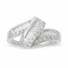 Thumbnail Image 1 of 1/2 CT. T.W. Diamond Zig-Zag Ring in 14K White Gold