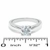 Thumbnail Image 3 of 1-1/2 CT. Certified Diamond Engagement Solitaire Ring in 18K White Gold
