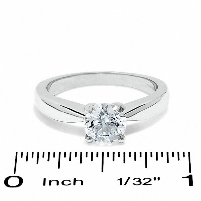 Main Image 3 of 1-1/2 CT. Certified Diamond Engagement Solitaire Ring in 18K White Gold