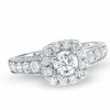 Thumbnail Image 1 of 1-1/2 CT. T.W. Framed Diamond Engagement Ring in 14K White Gold