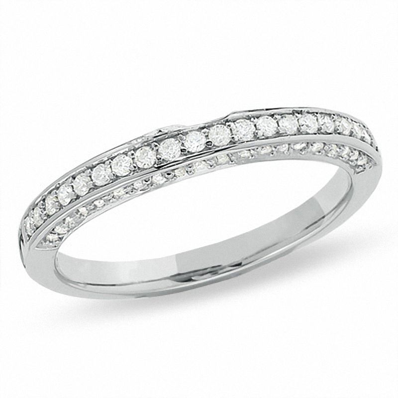 Main Image 1 of 1/5 CT. T.W. Diamond Band in 14K White Gold