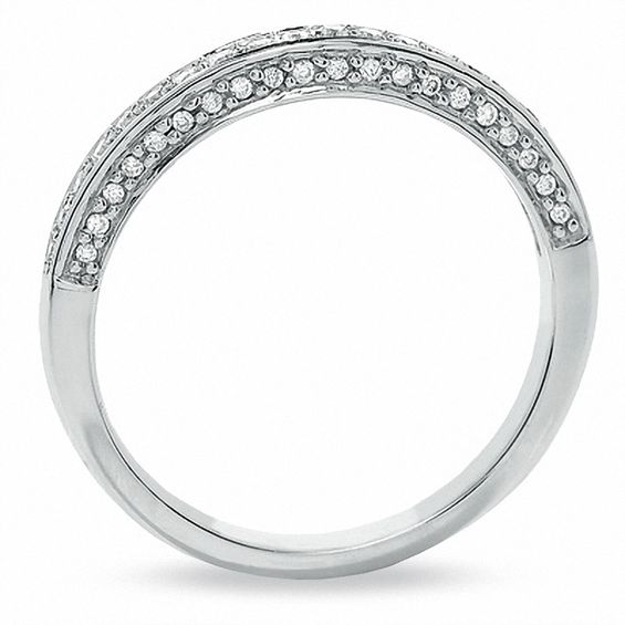 1/5 CT. T.w. Diamond Band in 14K White Gold