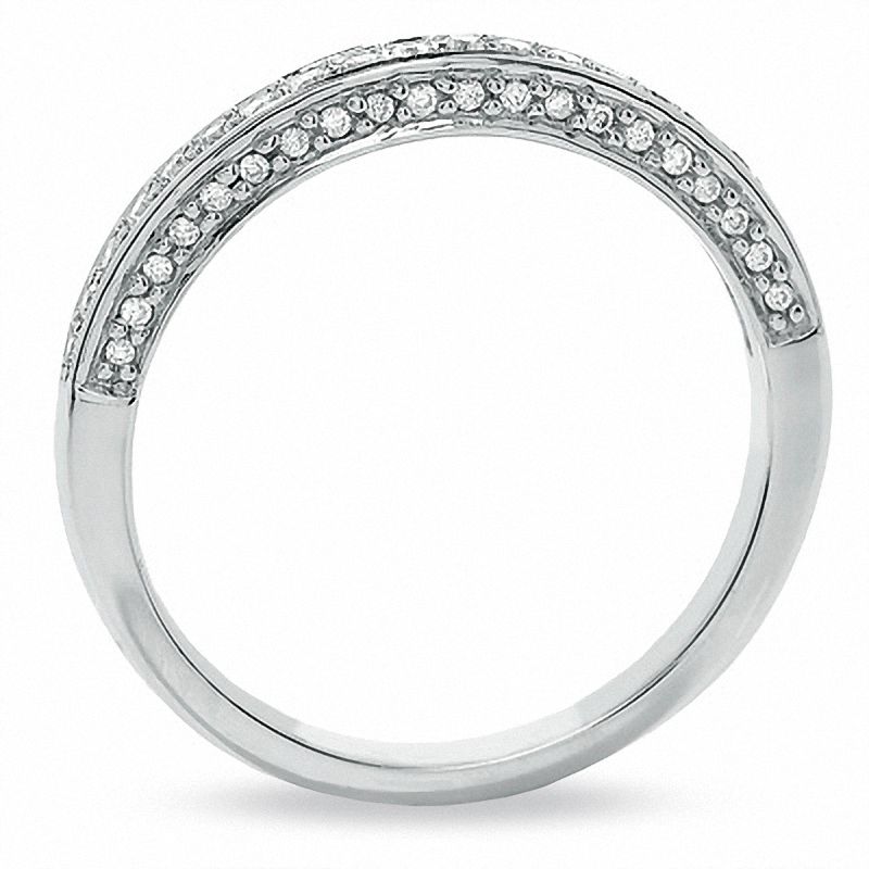 Main Image 2 of 1/5 CT. T.W. Diamond Band in 14K White Gold