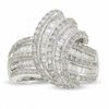 Thumbnail Image 1 of 1-1/2 CT. T.W. Diamond Ribbon Loop Ring in 14K White Gold