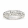 Thumbnail Image 1 of 1 CT. T.W. Channel Set Diamond Band with Vintage Sides in 14K White Gold