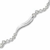 Thumbnail Image 1 of 1/2 CT. T.W. Journey Diamond Squiggle Bracelet in 10K White Gold
