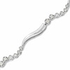 Thumbnail Image 0 of 1/2 CT. T.W. Journey Diamond Squiggle Bracelet in 10K White Gold