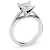 Thumbnail Image 3 of Celebration Lux® 2 CT. Princess-Cut Certified Diamond Solitaire Engagement Ring in 18K White Gold (I/SI2)