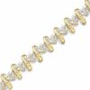 Thumbnail Image 0 of 1/5 CT. T.W. Heart-Shaped Diamond S-Link Bracelet in 10K Gold