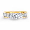 Thumbnail Image 1 of 1-1/2 CT. T.W. Diamond Three Stone Ring in 14K Gold