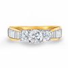 Thumbnail Image 0 of 1-1/2 CT. T.W. Diamond Three Stone Ring in 14K Gold