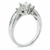 Thumbnail Image 2 of 1 CT. T.W. Princess-Cut Diamond Past Present Future® Ring in 14K White Gold