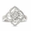 Thumbnail Image 1 of 1/2 CT. T.W. Diamond Open Kite Ring in 14K White Gold