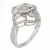 Thumbnail Image 2 of 1/2 CT. T.W. Diamond Open Kite Ring in 14K White Gold