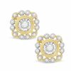 Thumbnail Image 1 of 1/3 CT. T.W. Diamond Sun Earrings in 14K Gold