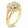 Thumbnail Image 2 of 1 CT. T.W. Diamond Split Shank Starlight Ring in 14K Gold