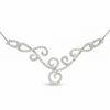 Thumbnail Image 1 of 1 CT. T.W. Diamond Secret Garden Necklace in 10K White Gold
