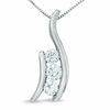 Thumbnail Image 1 of Sirena™ 1/3 CT. T.W. Diamond Three Stone Pendant in 14K White Gold