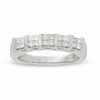 Thumbnail Image 1 of 1/2 CT. T.W. Diamond Five Stone Bypass Ring in 14K White Gold