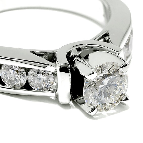 Celebration LuxÂ® 1-1/2 CT. T.w. Diamond Engagement Ring in 18K White Gold (I/Si2)