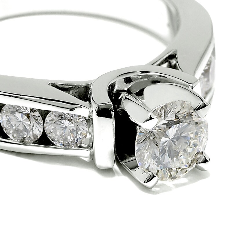 Main Image 2 of Celebration Lux® 1-1/2 CT. T.W. Diamond Engagement Ring in 18K White Gold (I/SI2)