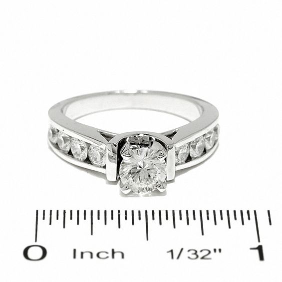 Celebration LuxÂ® 1-1/2 CT. T.w. Diamond Engagement Ring in 18K White Gold (I/Si2)