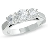 Thumbnail Image 1 of Celebration Lux® 1-1/2 CT. T.W. Certified Diamond Three Stone Ring in 18K White Gold (I/SI2)