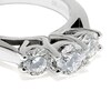 Thumbnail Image 2 of Celebration Lux® 1-1/2 CT. T.W. Certified Diamond Three Stone Ring in 18K White Gold (I/SI2)
