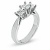 Thumbnail Image 2 of Celebration Lux® 1 CT. T.W. Princess-Cut Diamond Three Stone Ring in 14K White Gold (I/SI2)