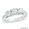Thumbnail Image 0 of Celebration Lux® 1 CT. T.W. Diamond Three Stone Ring in 14K White Gold (I/SI2)