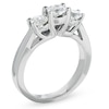 Thumbnail Image 2 of Celebration Lux® 1 CT. T.W. Diamond Three Stone Ring in 14K White Gold (I/SI2)
