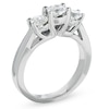 Thumbnail Image 3 of Celebration Lux® 1 CT. T.W. Certified Diamond Three Stone Ring in 14K White Gold (I/SI2)