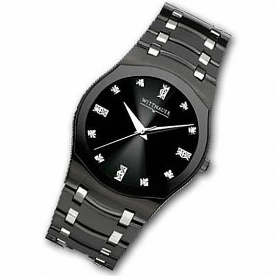 Men's wittnauer sales watch with diamonds