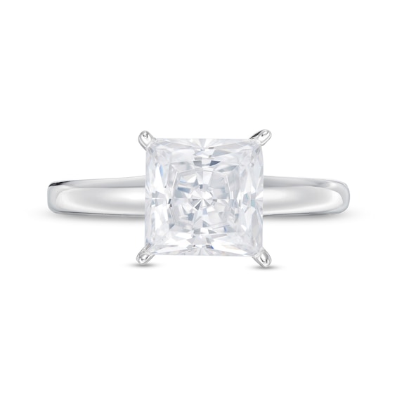 2 CT. Certified Princess-Cut Diamond Solitaire Engagement Ring in 14K White Gold (I/I1)