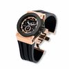Thumbnail Image 1 of Men's Invicta Akula Chronograph Rose-Tone Strap Watch with Black Dial (Model: 4843)