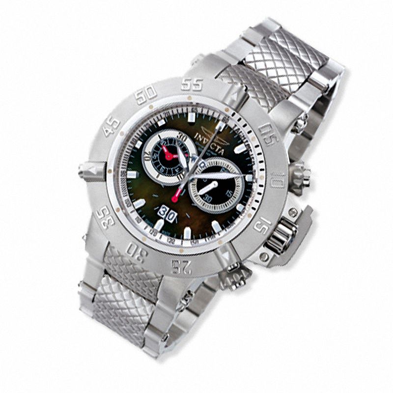 Main Image 1 of Men's Invicta Subaqua Chronograph Watch with Black Mother-of-Pearl Dial(Model:4574)