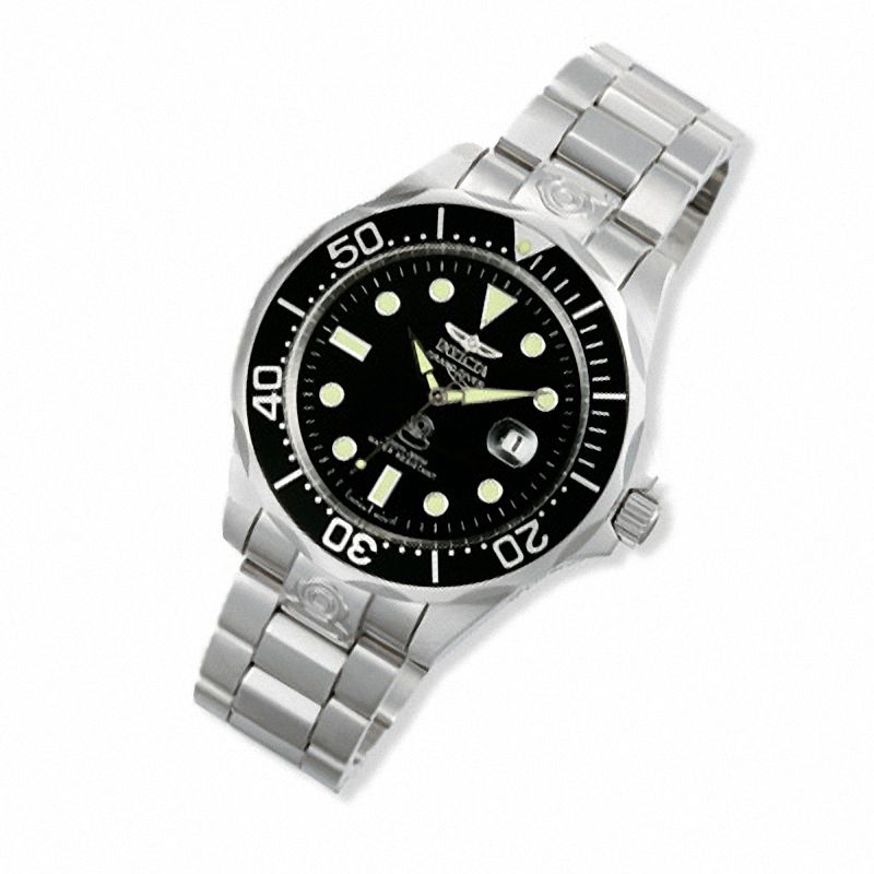 Men's Invicta Pro Diver Automatic Watch with Black Dial (Model: 3044)