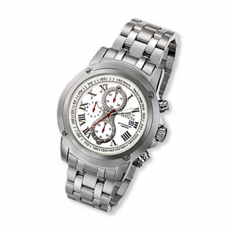 Men's Invicta Specialty Chronograph Watch with White Dial (Model: 4892)